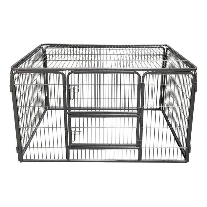 Maxcellent Puppyren Excellent - Met Dakpaneel - 125 x 80 x 70 cm Hoog